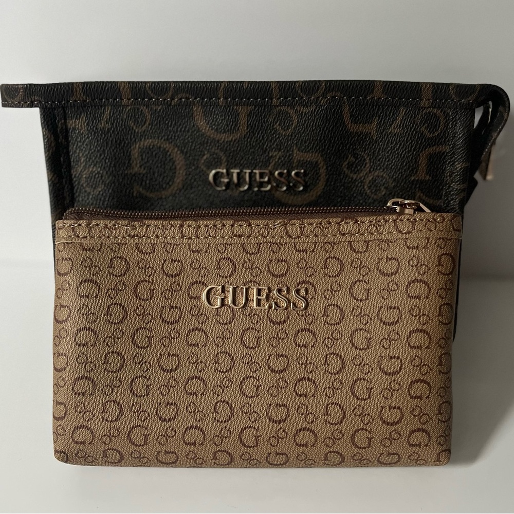 Guess cosmetic pouches